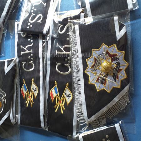 AASR Scottish Rite 32 degree collar with Eagle #3