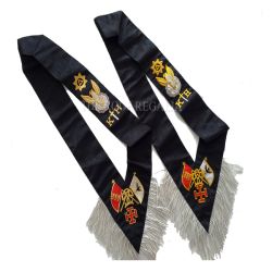Scottish rite 30th degree Sash Black