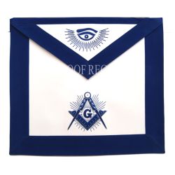 Blue Lodge Master Mason Apron with Rays