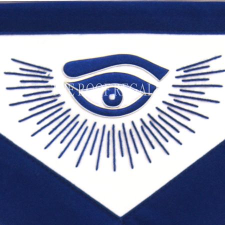 Blue Lodge Master Mason Apron with Rays #2