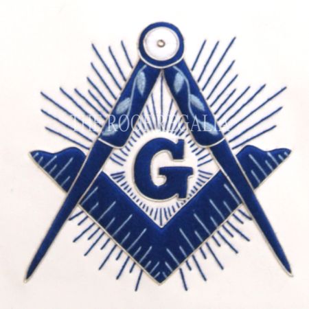 Blue Lodge Master Mason Apron with Rays #3