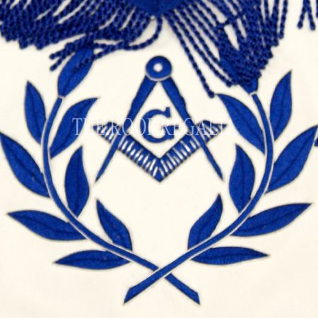 Master Mason Apron with fringe #3