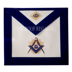 Blue Lodge Master Mason Apron Gold rays