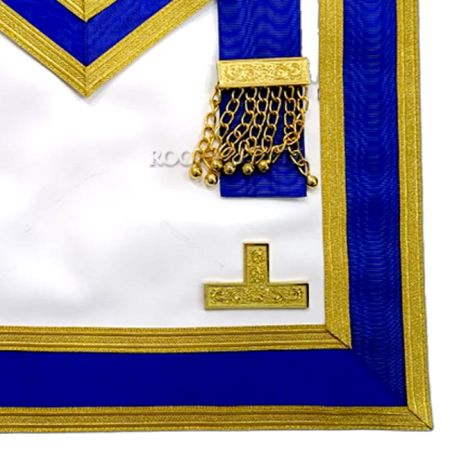 Traditional Quality Lambskin Leather Centennial PM Apron Royal Blue #2