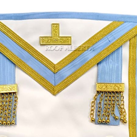 Traditional Quality Lambskin Leather Centennial Past Master Apron #3