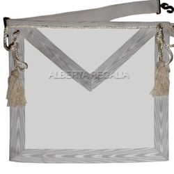White Apron with Cords