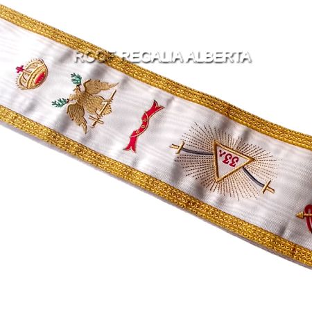 Scottish rite 33 degree Sash Italian flag #2