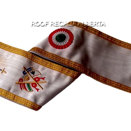 Scottish rite 33 degree Sash Italian flag #3