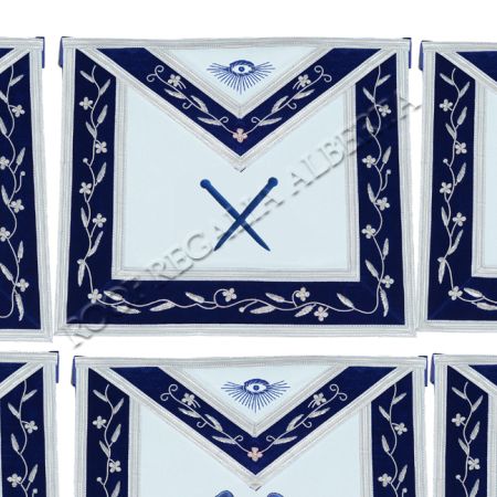 Blue Lodge officer Apron velvet border #2