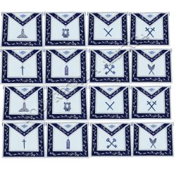 Blue Lodge officer Apron velvet border