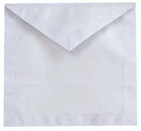 Entered Apprentice White Lambskin Apron 14 X 16