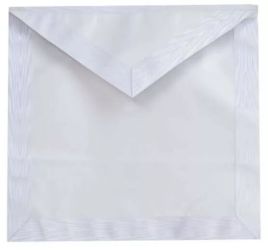 Entered Apprentice White Lambskin Apron 14 X 16