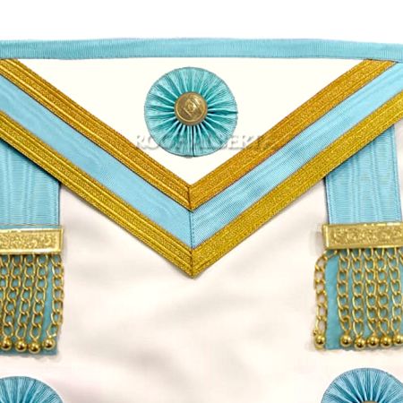Centennial Master Mason Apron, Real Leather #3