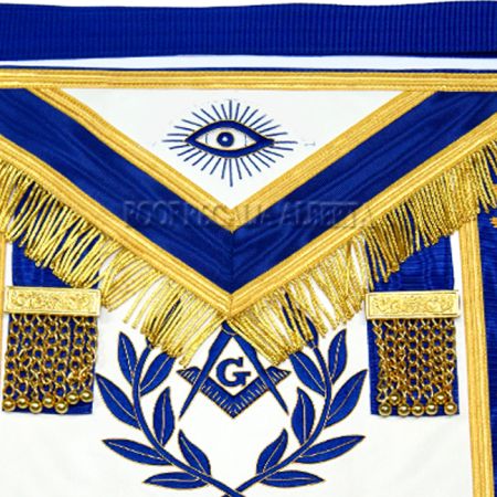 Master Mason Apron Blue Gold #2
