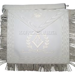 Master Mason Apron White