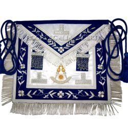 Grand Lodge Past Master Apron with Cords