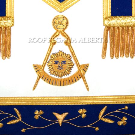 Past Master Apron Grand Lodge Gold #3