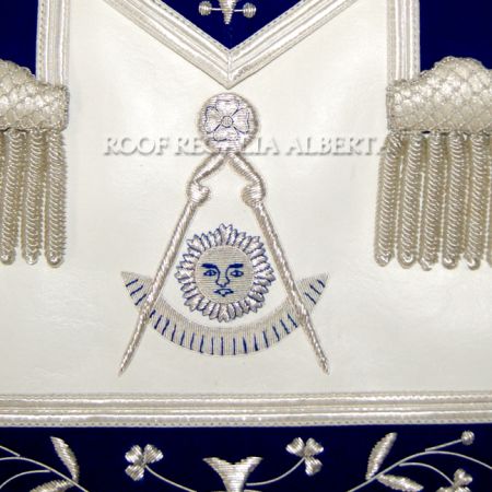 Past Master Apron bullion wire Embroidered #3