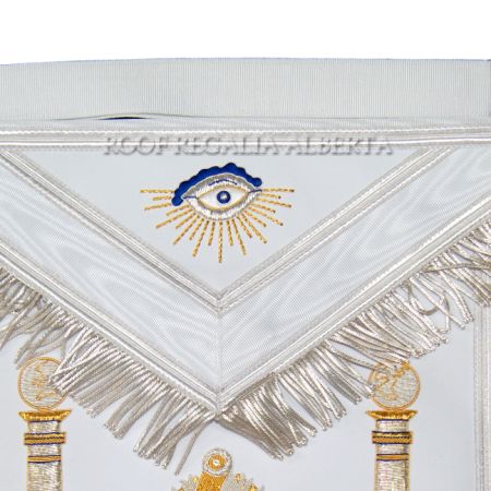 Grand Lodge Past Master Apron white #2
