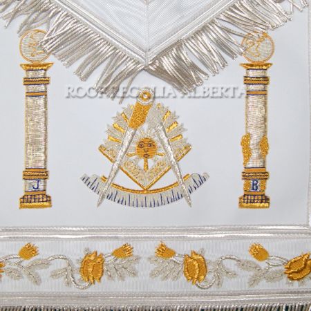 Grand Lodge Past Master Apron white #3
