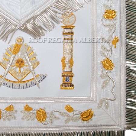 Grand Lodge Past Master Apron white #4